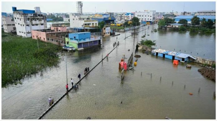 چنئی میں شدید بارش سے سیلاب جیسی صورتحال، کئی افراد کی موت