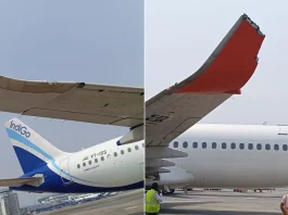 کولکاتا ایئرپورٹ پر انڈیگو کا طیارہ ایئر انڈیا ایکسپریس کے طیارے سے ٹکرا گیا، پائلٹس کے خلاف کارروائی