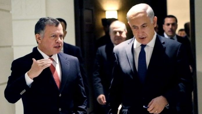 اردن نے کی اسرائیل کی مدد