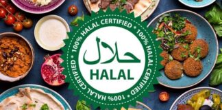 اترپردیش حکومت نے حلال کھانے کی اشیاء پر پابندی لگائی