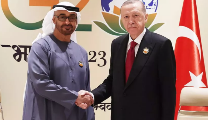 ترک صدر کی متحدہ عرب امارات کے صدر سے ٹیلی فونک بات چیت